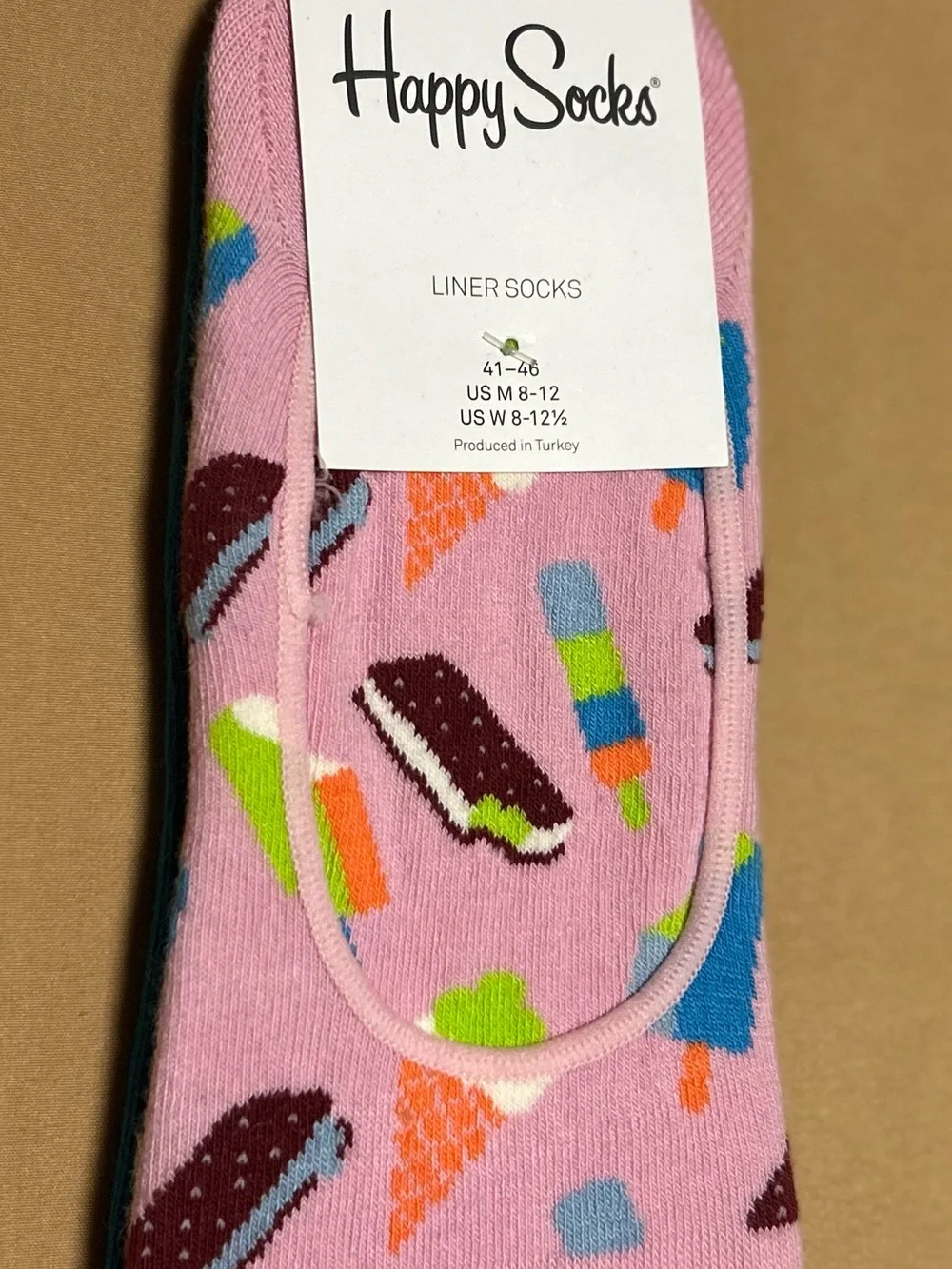 Happy Socks 3-Pack Low-Cut Liner Socks in Pink, Black & Blue